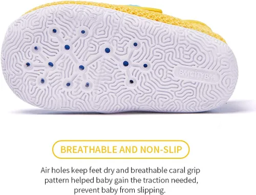 Miniatura 110 de BMCiTYBM Zapatos de bebé para niños pequeños, zapatillas de malla transpirable antideslizantes