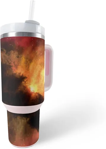 Miniatura 12 de MightySkins Skin - Vaso de vinilo compatible con Stanley The Quencher H2.0 FlowState de 40 onzas, color turquesa sólido, funda protectora, duradera