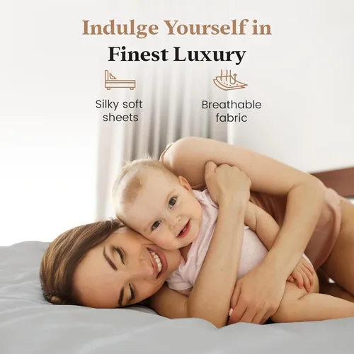 Miniatura 4 de Good Sleep Bedding Sábana Bajera Ajustable - 1000 TC Tamaño King Sábanas Bajeras Ajustables, Suave y Transpirable, Bolsillo Profundo de 16", 100%