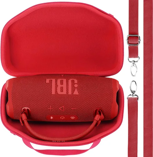 Miniatura 16 de Carcasa Rígida Lebakort Compatible con Altavoz JBL Charge 5 Charge 4 Impermeable (Carcasa Negra)