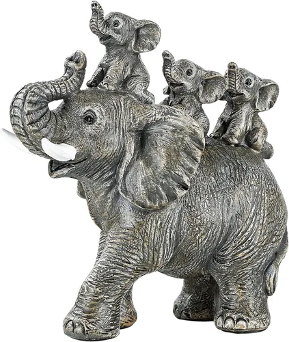 Miniatura 8 de Estatua de elefante – Decoración de elefante – Regalos para mamá – Regalos de elefante para mujer – Decoración del hogar, estantería de oficina