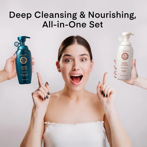 Miniatura 6 de Daeng Gi Meo Ri Set de cuidado para la pérdida de cabello - Champú para cabello graso + tratamiento para todo tipo de cabello, 13.5 onzas líquidas