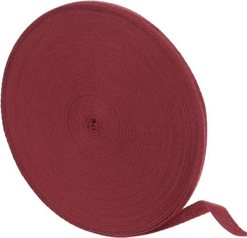 Miniatura 20 de uxcell Cinta de sarga de algodón de 50 yardas, cinta de espiga de 3/8 pulgadas para coser ropa, manualidades (azul)