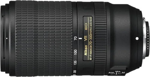Miniatura 2 de Nikon AF-P NIKKOR 2.756-11.811 in f/4.5-5.6E ED VR Lente de cámara digital Slr con zoom fijo, color negro