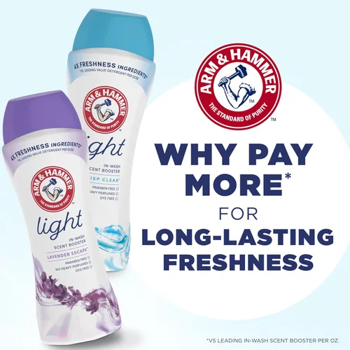 Miniatura 9 de ARM & HAMMER Potenciador de aroma ligero en lavado, aroma a lavanda Escape, 24 onzas