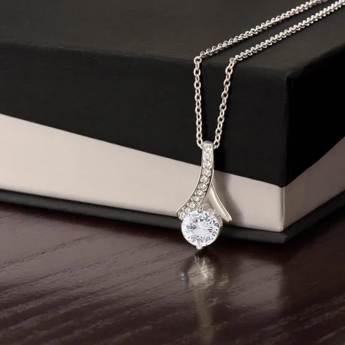Miniatura 4 de Leo's Print Shop Para Mi Querida Hija Con Amor Regalo Para Mujer Joya Collar Mensaje Personalizado Para Hija Joyería Para Hija De Mamá, Regalo De