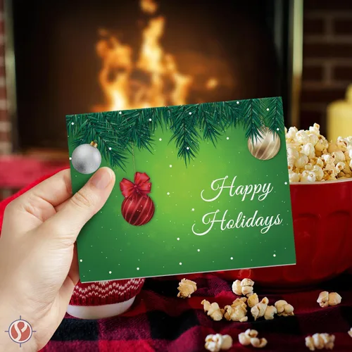 Miniatura 2 de Tarjetas de felicitación y sobres de Feliz Festividad – Ideal para invitaciones de fiesta de Año Nuevo, negocios y corporativos, anuncios, tarjetas