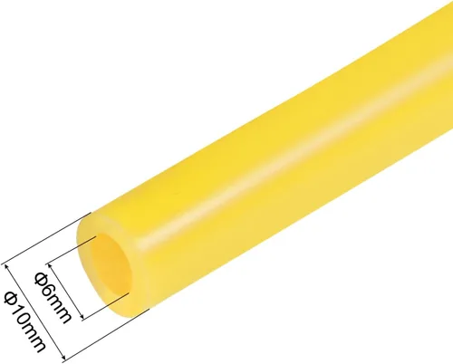 Miniatura 2 de uxcell Tubo de silicona, 1/4 pulgadas de diámetro interior x 3/8 pulgadas de diámetro exterior de 3.3 pies, tubo de goma para transferencia