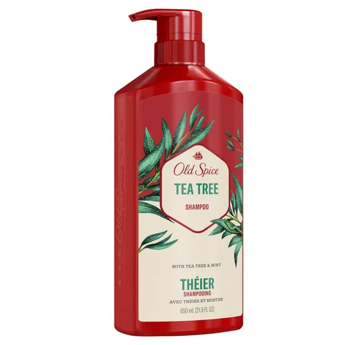 Miniatura 10 de Old Spice Champú de Árbol de Té para Hombre, Cabello Más Sano, Más Lleno, Más Hidratado, 21.9 Fl Oz Cada Uno, Pack de Dos