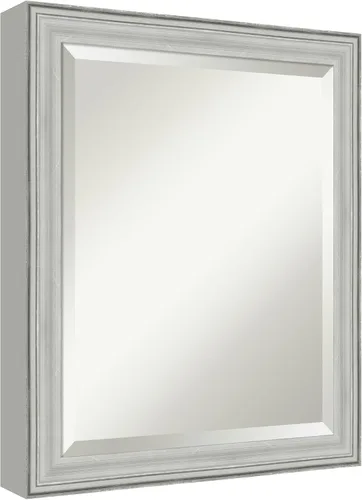 Miniatura 5 de Amanti Art Espejo de baño de madera, espejo de pared plateado Bel Volto para usar como espejo de tocador de baño sobre el fregadero