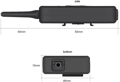 Miniatura 9 de EJEAS FBIM - 4 juegos de intercomunicador Bluetooth de árbitro de fútbol profesional, 850 mAh, dúplex completo 4,921.3 ft, inalámbrico Bluetooth