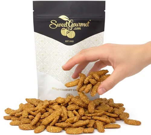 SweetGourmet Palitos de sésamo de salvado de avena | Snack saludable | 1 libra