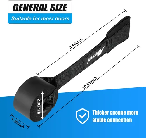 Miniatura 7 de HPYGN Anclaje de Puerta para Bandas de Resistencia, Accesorio de Ejercicio de Entrenamiento en Casa-Gimnasio para Correa de Yoga, Terapia Física