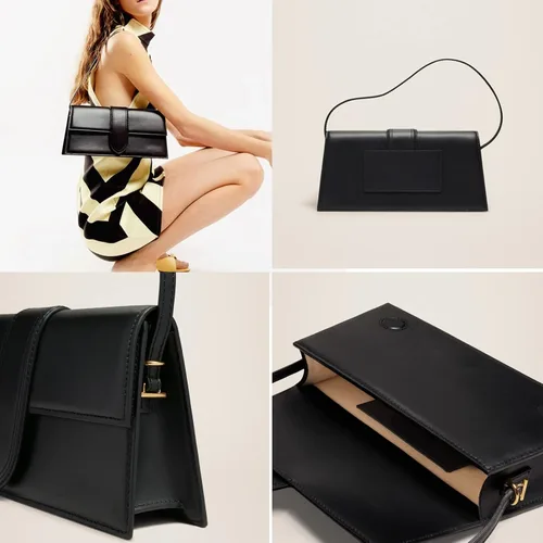 Miniatura 6 de Bolsos de hombro para mujer, bolso cuadrado Hobo tote mini bolso de mano pequeño bolso de hombro bolso cruzado bolso de mano