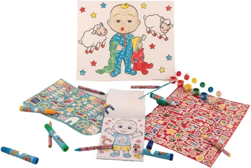 Miniatura 8 de Innovative Designs Cocomelon - Set de pintura y actividades creativas con lienzo para colorear para niños, más de 1000 piezas