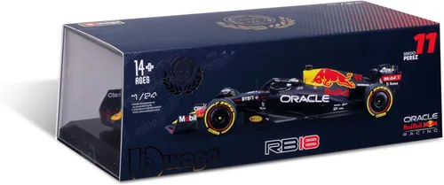 Miniatura 8 de Bburago 1:24 Carrera Oracle Red Bull Racing RB18 (2022) con Driver 'Pérez #11