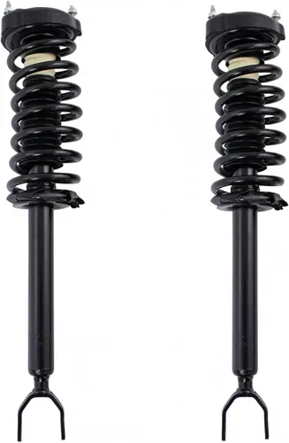 Miniatura 280 de TRQ Conjunto de Amortiguador y Resorte Delantero Cargado con Resorte Helicoidal Pre-ensamblado Compatible con Jeep Cherokee Limited AWD 14-22 Sin