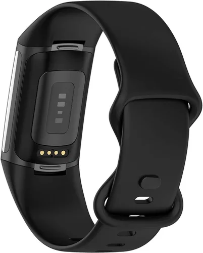 Miniatura 8 de Correas deportivas compatibles con Fitbit Charge 5 Smartwatch Accesorio, correa de reloj de silicona suave, pulsera de repuesto para Charge5