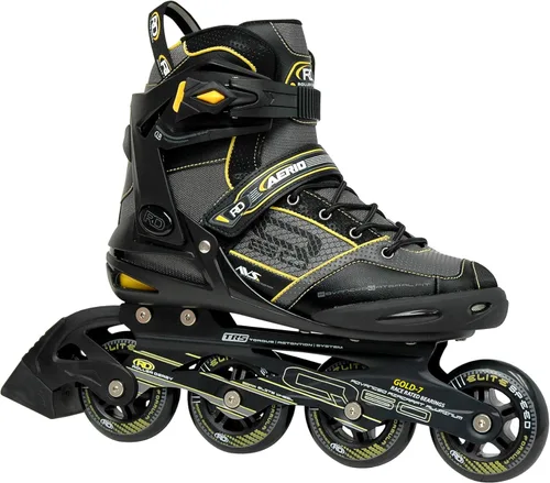 Miniatura 6 de Roller Derby Patines en línea AERIO Q-60 para hombre Negro/Dorado