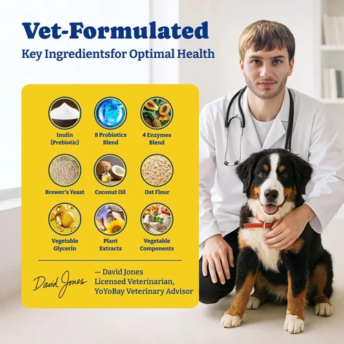 Miniatura 3 de Probióticos para Perros - Probióticos para Perros para la Salud Digestiva, Levadura, Piel Con Picazón, Salud Intestinal, Inmunidad y Piel - 6 Pato