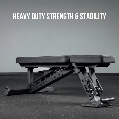 Miniatura 2 de REP Nighthawk, banco de pesas ajustable Banco de entrenamiento para gimnasio en casa, posiciones inclinada, declinada y plana Equipo de fitness
