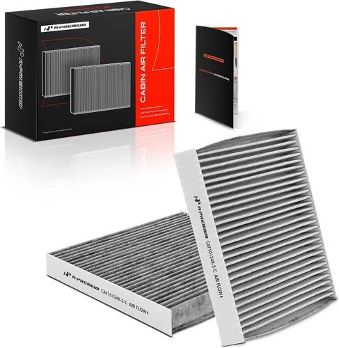 A-Premium Filtro de aire de cabina de 2 piezas con carbón activado compatible con Honda y Acura - Civic, CR-V, CRV, Accord, Odyssey, CSX, ILX, MDX,