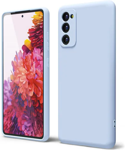 Miniatura 280 de oakxco Funda para teléfono Samsung Galaxy S21 Ultra con agarre de silicona líquida, bonita funda delgada y delgada de goma suave de TPU lisa