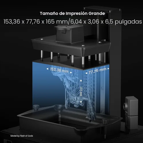 Miniatura 7 de ELEGOO Mars 5 Ultra - Impresora 3D de resina con LCD monocromático 9K de 7", impresión de alta velocidad de 150 mm/h, nivelación automática