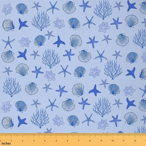 Miniatura 30 de Rustic Flowers Indoor Outdoor Fabric,Retro Floral Soft Flannel Polyester No Stretch Farmhouse Style Crafts & Sewing Supplies DIY Fabrics,1 Yard