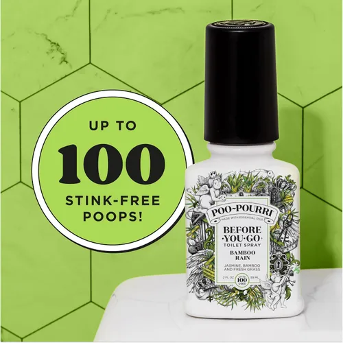 Miniatura 7 de Poo-Pourri Before-You-Go - Aerosol para inodoro, Bamboo Rain, 2 onzas líquidas, hasta 100 usos, desodorante para baño con aceites esenciales