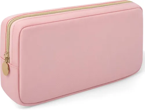XSUIOY Bolsa de maquillaje de viaje para bolso, bonita bolsa de maquillaje preparada para cosméticos, bolsa organizadora para mujeres, bolsa de