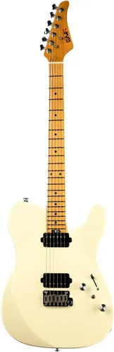 Miniatura 11 de EART TL-380 Guitarra eléctrica profesional para jugadores versátiles Cuello y diapasón de arce tostado, pastillas humbuckers con bobina dividida