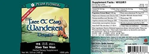 Miniatura 2 de Plum Flower Tamaño económico: vagabundo gratis y fácil - Xiao Yao Wan - 1,000 teteras