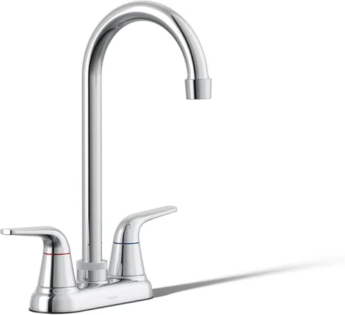 Miniatura 21 de KOHLER 30612-CP Jolt - Grifo extraíble para fregadero de cocina, cabezal rociador de dos funciones, control táctil, 1.5 GPM, diseño elegante, cromo