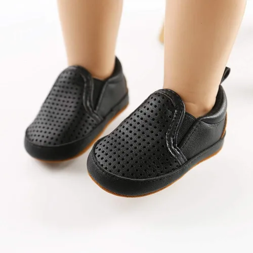 Miniatura 3 de Meckior - Zapatos para recién nacidos tipo mocasines de lona con suela suave para recién nacidos bebés niños y niñas que estén dando sus primeros