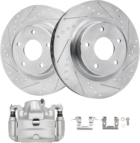 Miniatura 62 de Detroit Axle - Kit de freno delantero para Chevrolet Equinox Pontiac Torrent Suzuki XL-7, 08-10 Saturn Vue, 12-15 Captiva Sport Reemplazo 2008 2009