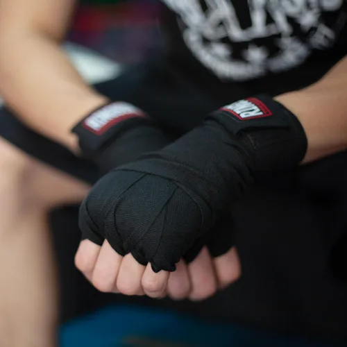 Miniatura 3 de Ringside Mexican Style Boxing Hand Wraps (Pairs) - 180" Semi-Elastic Cotton Blend Wrist Support with Thumb Loop for MMA, Muay Thai, Kickboxing