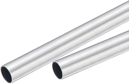 Miniatura 15 de uxcell Tubo redondo de aluminio 6063 0.157 in OD 0.118 in diámetro interior 11.811 in longitud tubería