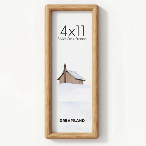Miniatura 9 de Dreamland Marco de fotos de 16 x 24 pulgadas, marco de madera de roble macizo de 16 x 24 pulgadas con vidrio real, marcos de madera de 16 x 24