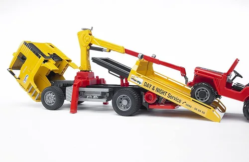 Miniatura 4 de Bruder 02750 Man TGA grúa con vehículo de campo traviesa