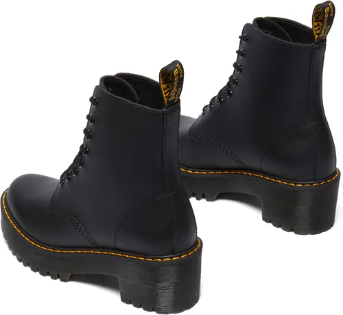 Miniatura 3 de Dr. Martens Botas con tacón y 8 ojales para mujer, estilo militar