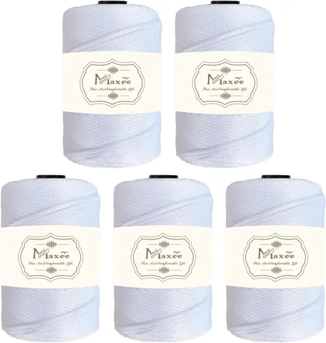 Miniatura 81 de Cordón de macramé premium de poliéster 3 mm × 218 yardas, cordón de macramé 100% polipropileno de 3 mm, ideal para crochet, colgadores de pared, 30