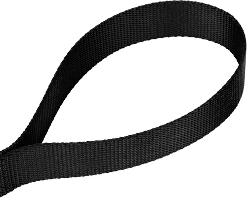 Miniatura 8 de Country Brook Design - Collar de perro de nailon Martingale y correa de doble asa-Negro-S