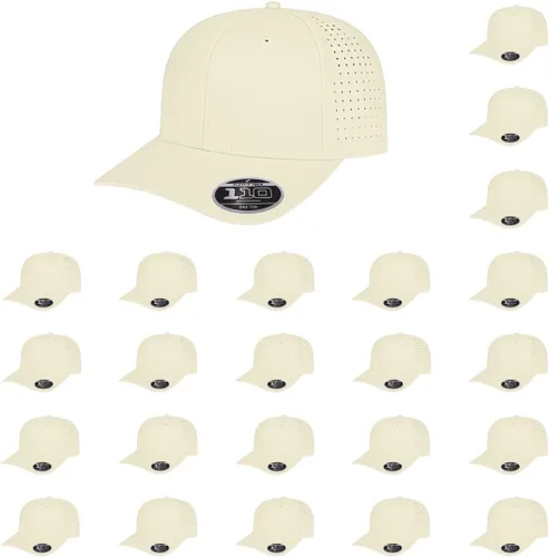 Miniatura 27 de Cap America i8533 Flexfit 110 Gorra Snapback Perforada de Rendimiento de Perfil Medio de 6 Paneles con Protección UV y Snapback Ajustable