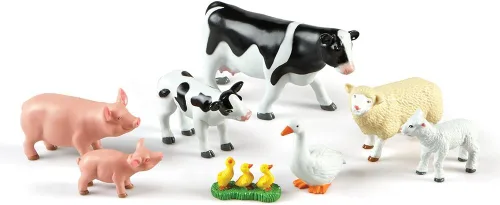 Miniatura 8 de Learning Resources Jumbo Jungle Animals Mommas y Bebés - Juguetes de animales de safari, figuras de animales pequeños, figuras de juguete