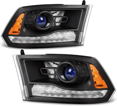 Miniatura 11 de AUTOSAVER88: Montaje de faros delanteros compatible con Dodge Ram 1500 2009-2018/Dodge Ram 2500 3500 2010-2018/Ram 1500 Classic 2019-2022