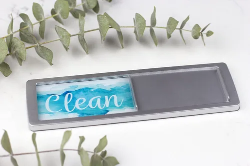 Miniatura 5 de Imán deslizante para lavavajillas Aqua & Gray - Imán deslizante para lavavajillas, fuerte y sucio limpio, para lavavajillas, accesorios de cocina