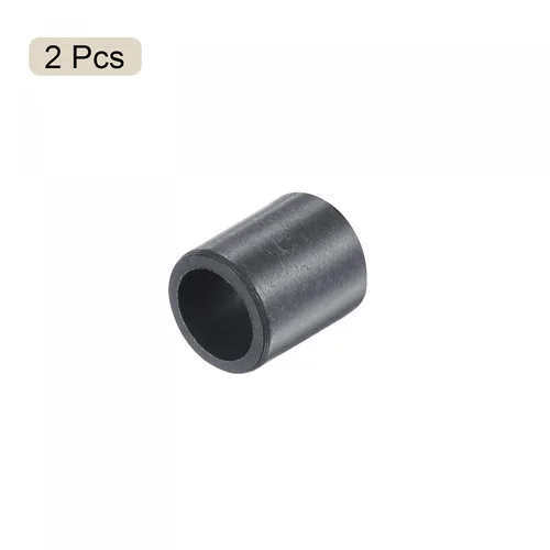 Miniatura 3 de uxcell Rodamientos de manga 0.197 in Diámetro 0.276 in OD 0.315 in Longitud POM Envueltos Bujes sin aceite Negro 2pcs