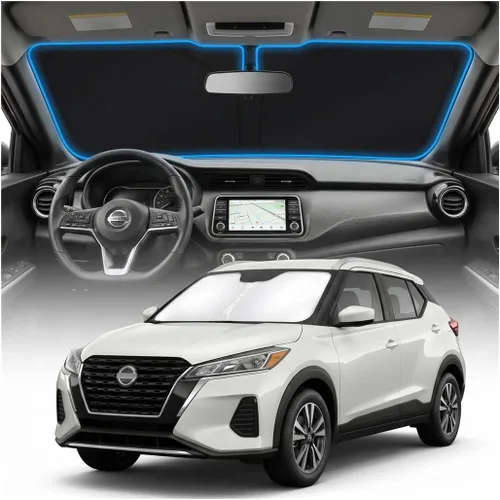 Miniatura 67 de Cubierta para parabrisas para BMW X1 E84 – Ajuste personalizado X1 E84 Accesorios 2016-2024 2025 Parasol plegable protección UV y escudo térmico
