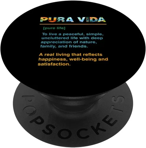 Miniatura 6 de Pura Vida Definition Happiness & Simple Life Centroamérica PopSockets MagSafe PopGrip para iPhone